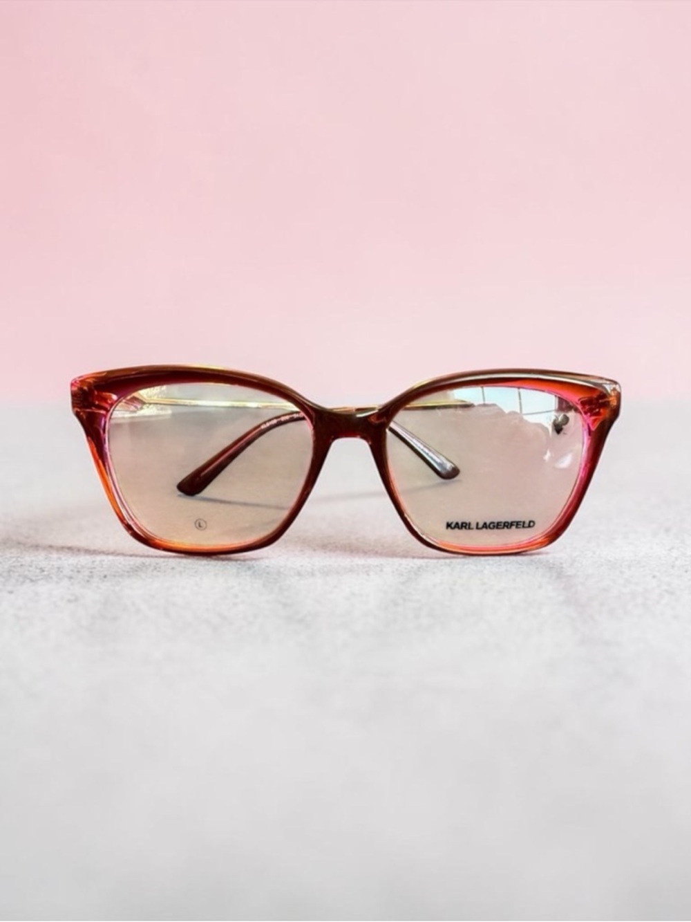 Karl Lagerfeld NWT Women's Red Eyeglasses